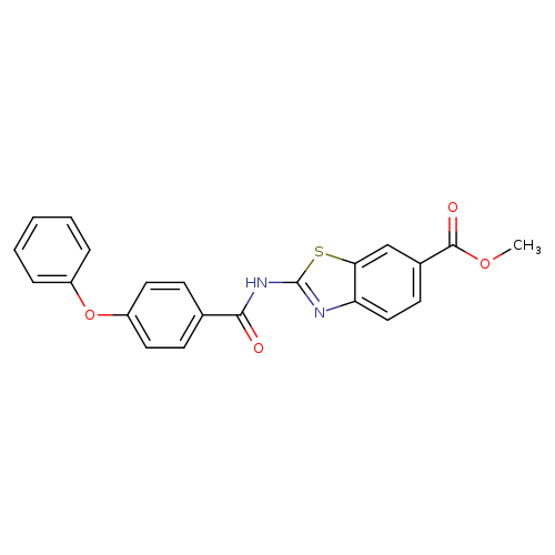 methyl 2-(4-phenoxybenzamido)-1,3-benzothiazole-6-carboxylate