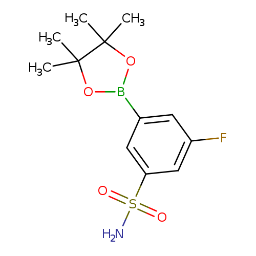 3-fluoro-5-(4,4,5,5-tetramethyl-1,3,2-dioxaborolan-2-yl)benzene-1-sulfonamide