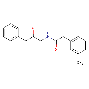 N-(2-hydroxy-3-phenylpropyl)-2-(3-methylphenyl)acetamide