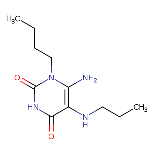 6-amino-1-butyl-5-(propylamino)-1,2,3,4-tetrahydropyrimidine-2,4-dione