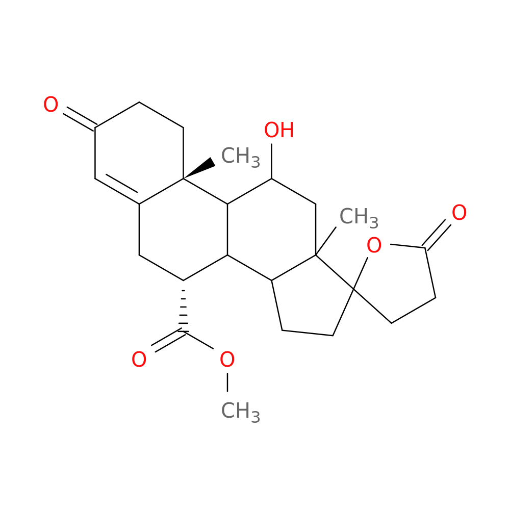 11α-Hydroxy-7α-(methoxycarbonyl)-3-oxopregn-4-ene-21,17α-carbolactone