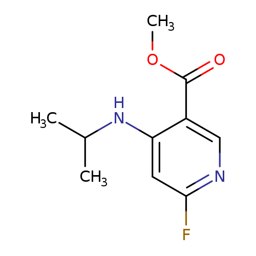 Methyl 6-fluoro-4-(isopropylamino)pyridine-3-carboxylate