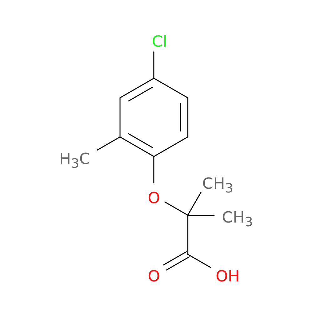 2-(4-chloro-2-methylphenoxy)-2-methylpropanoic acid