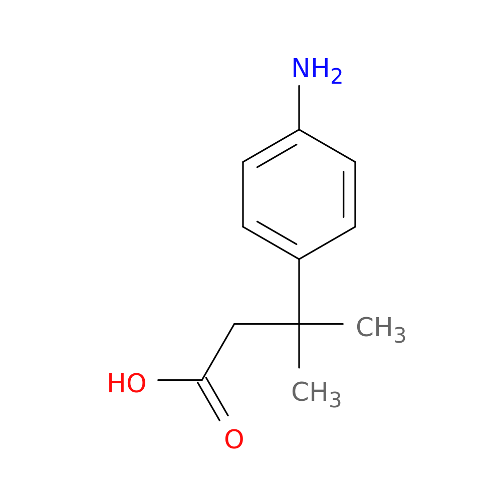 3-(4-aminophenyl)-3-methylbutanoic acid