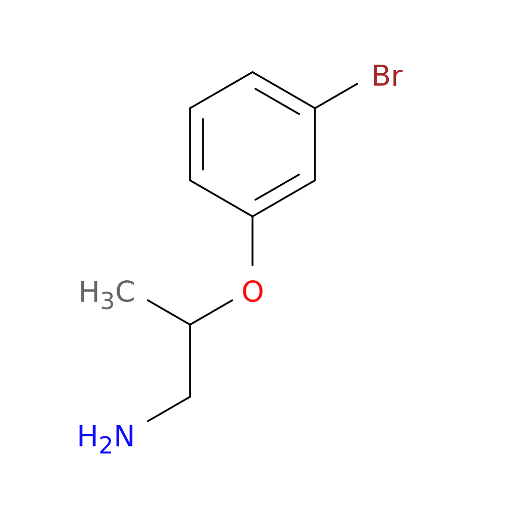2-(3-bromophenoxy)propan-1-amine