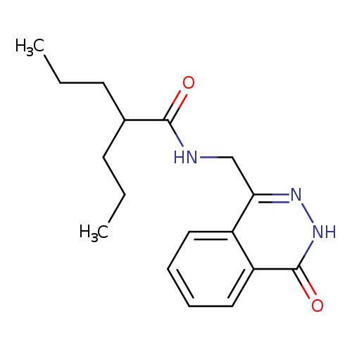 N-[(4-oxo-3,4-dihydrophthalazin-1-yl)methyl]-2-propylpentanamide