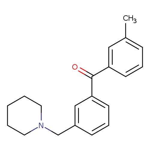 3-Methyl-3'-piperidinomethyl benzophenone