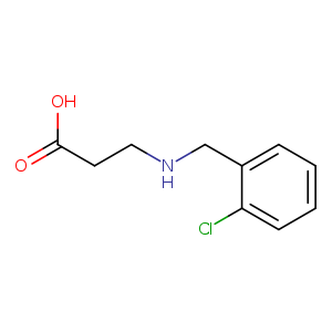 3-{[(2-chlorophenyl)methyl]amino}propanoic acid