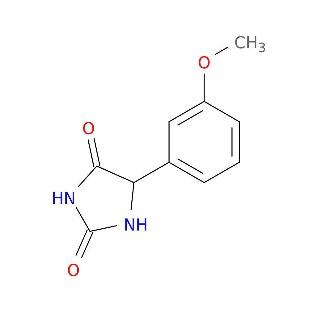5-(3-methoxyphenyl)imidazolidine-2,4-dione