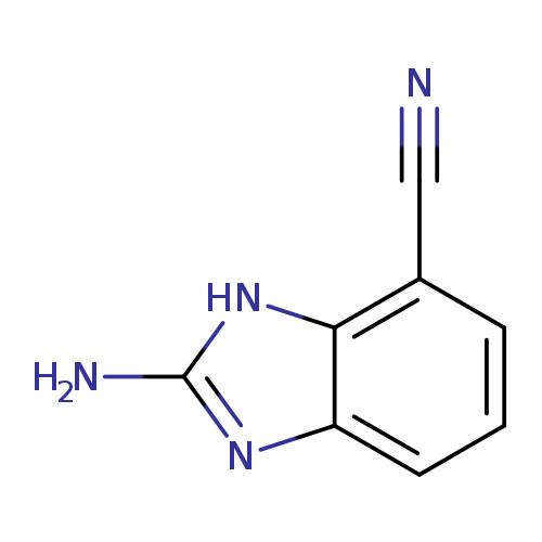 2-amino-1H-1,3-benzodiazole-4-carbonitrile