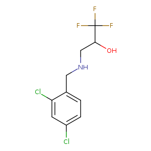 3-{[(2,4-dichlorophenyl)methyl]amino}-1,1,1-trifluoropropan-2-ol