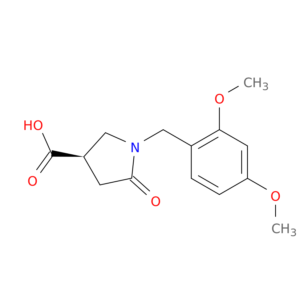 (R)-1-(2,4-Dimethoxybenzyl)-5-oxopyrrolidine-3-carboxylic acid