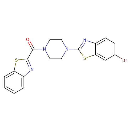 2-[4-(1,3-benzothiazole-2-carbonyl)piperazin-1-yl]-6-bromo-1,3-benzothiazole