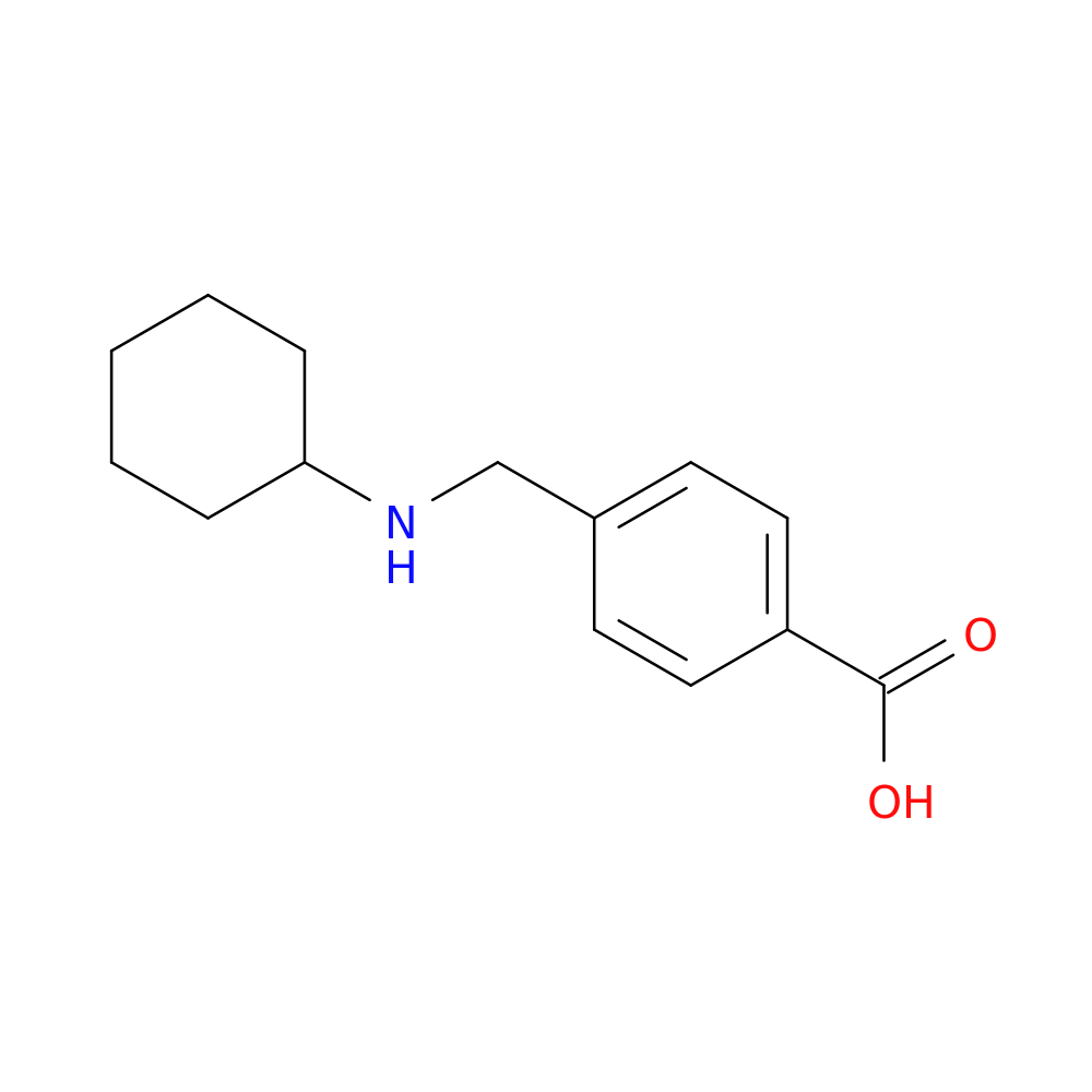 4-((cyclohexylamino)methyl)benzoic acid
