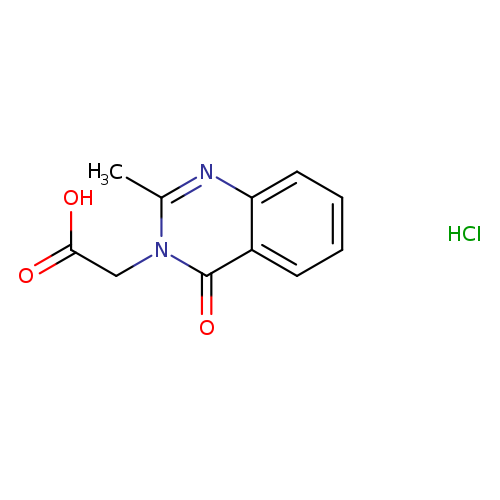 2-(2-Methyl-4-oxo-3,4-dihydroquinazolin-3-yl)acetic acid hydrochloride