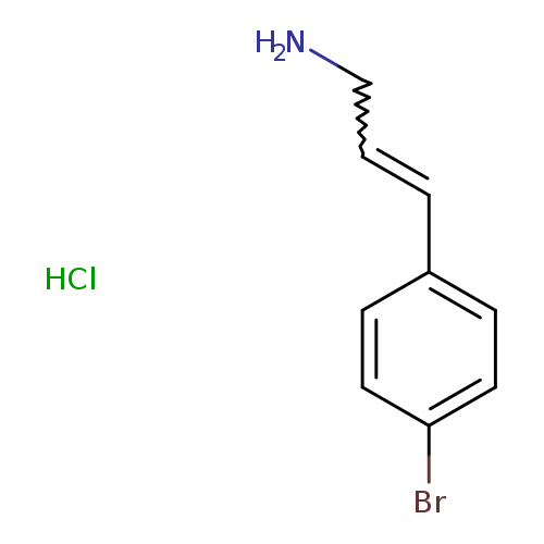 3-(4-bromophenyl)prop-2-en-1-amine hydrochloride