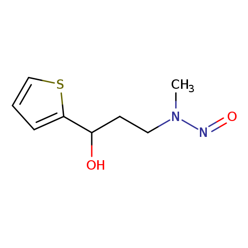 3-[methyl(nitroso)amino]-1-(thiophen-2-yl)propan-1-ol