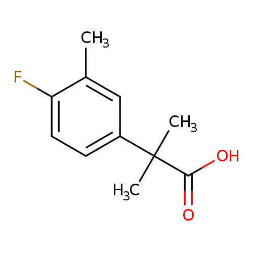 2-(4-fluoro-3-methylphenyl)-2-methylpropanoicacid