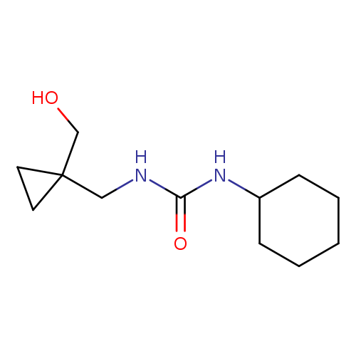 1-cyclohexyl-3-{[1-(hydroxymethyl)cyclopropyl]methyl}urea
