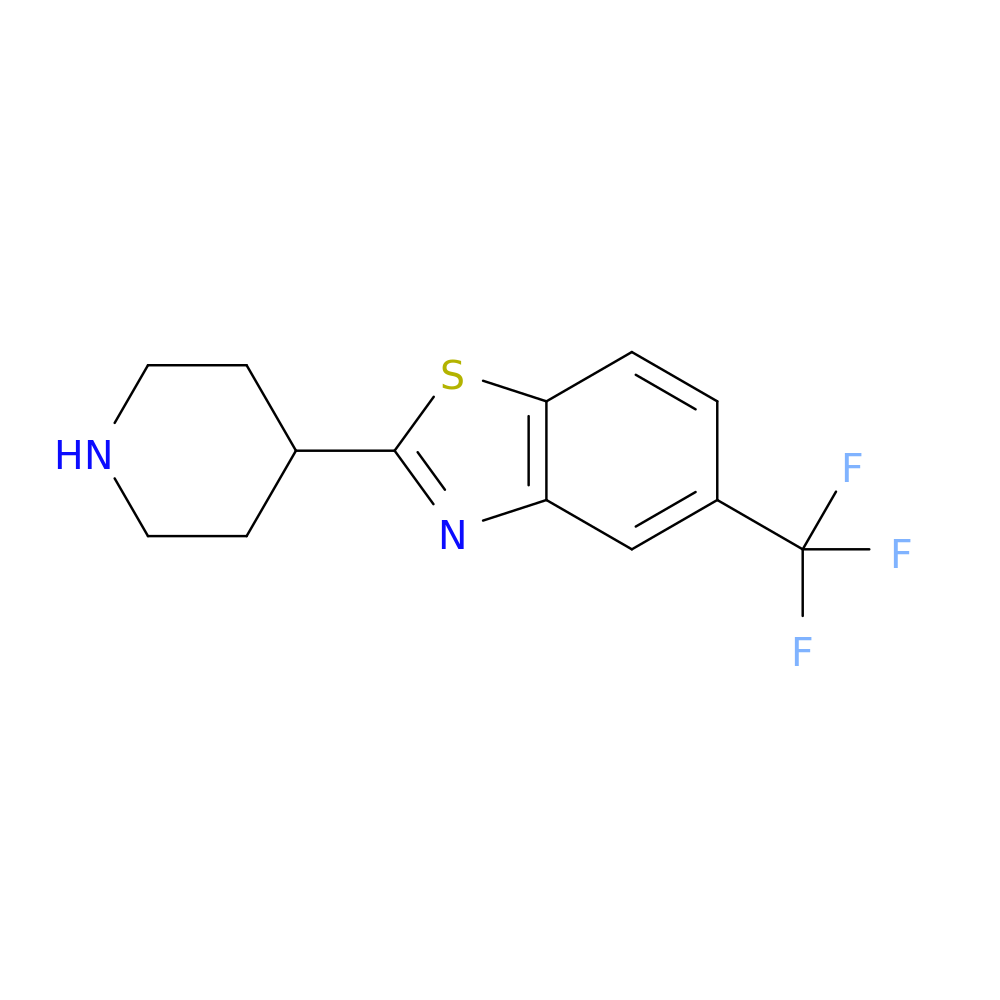 2-(Piperidin-4-yl)-5-(trifluoromethyl)benzo[d]thiazole
