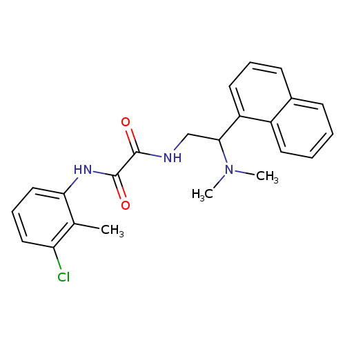 N'-(3-chloro-2-methylphenyl)-N-[2-(dimethylamino)-2-(naphthalen-1-yl)ethyl]ethanediamide