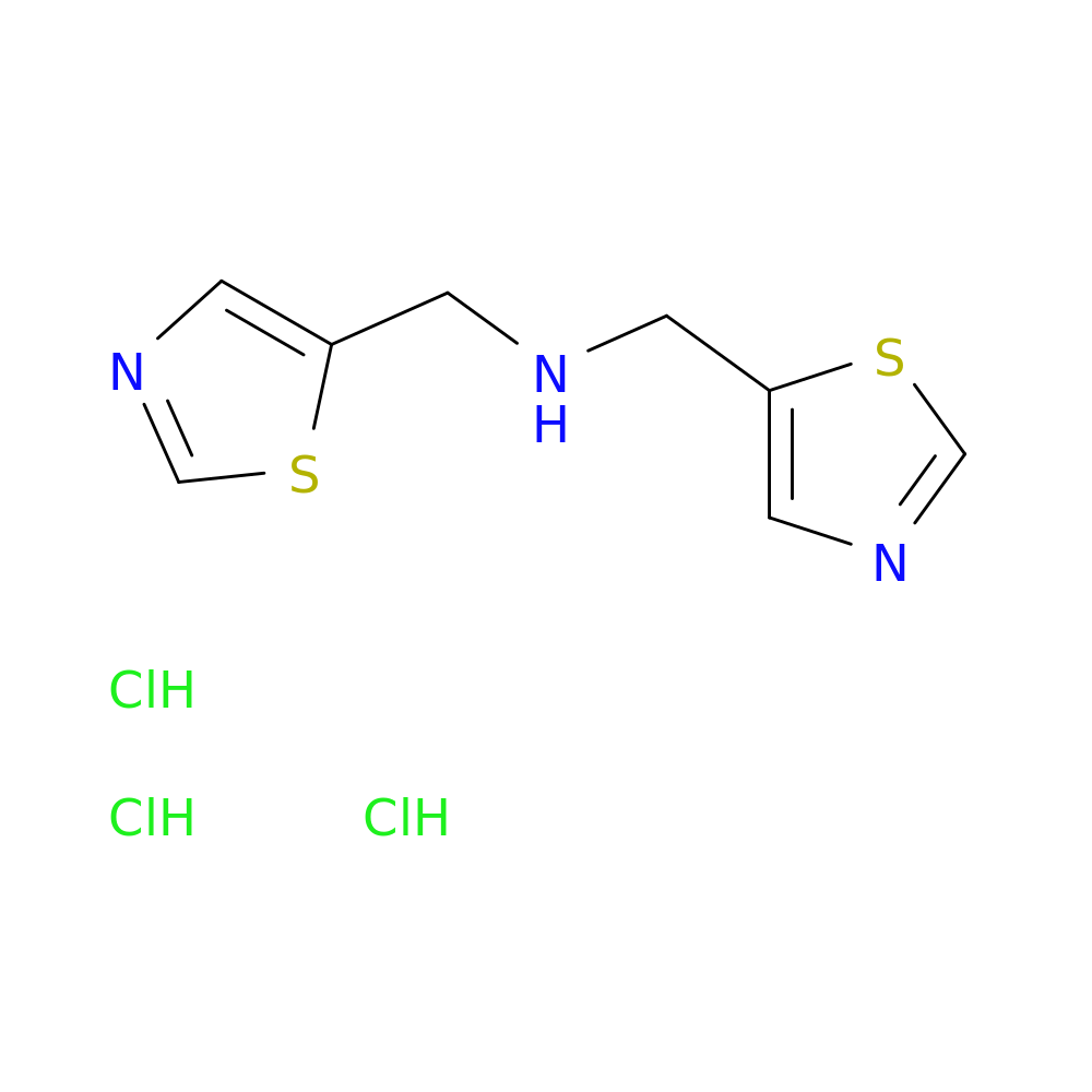 bis[(1,3-thiazol-5-yl)methyl]amine trihydrochloride