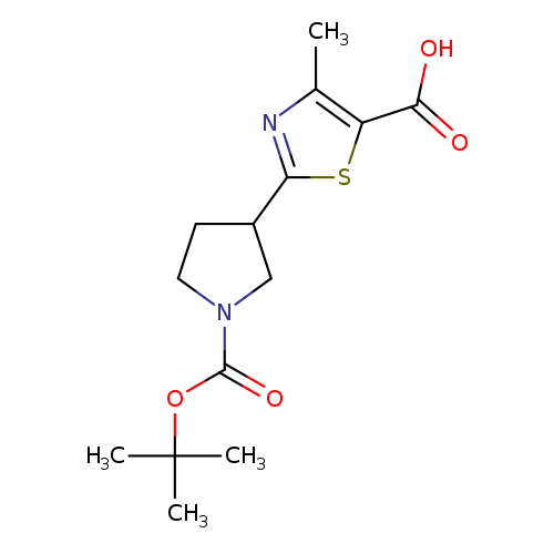 2-{1-[(tert-butoxy)carbonyl]pyrrolidin-3-yl}-4-methyl-1,3-thiazole-5-carboxylic acid