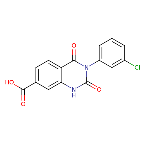 3-(3-chlorophenyl)-2,4-dioxo-1,2,3,4-tetrahydroquinazoline-7-carboxylic acid