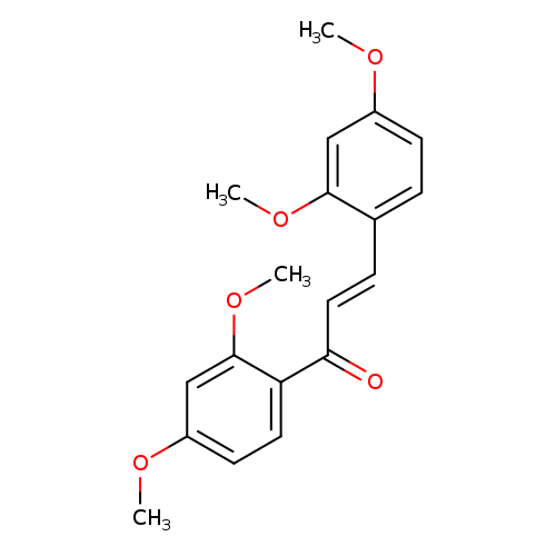 2-Propen-1-one, 1,3-bis(2,4-dimethoxyphenyl)-, (2E)-