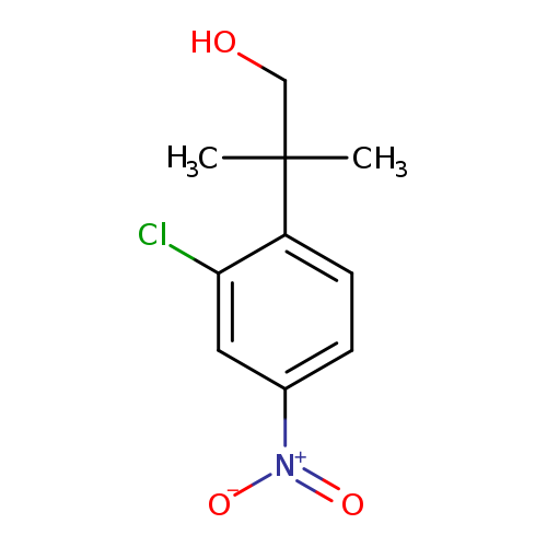 2-(2-chloro-4-nitrophenyl)-2-methylpropan-1-ol
