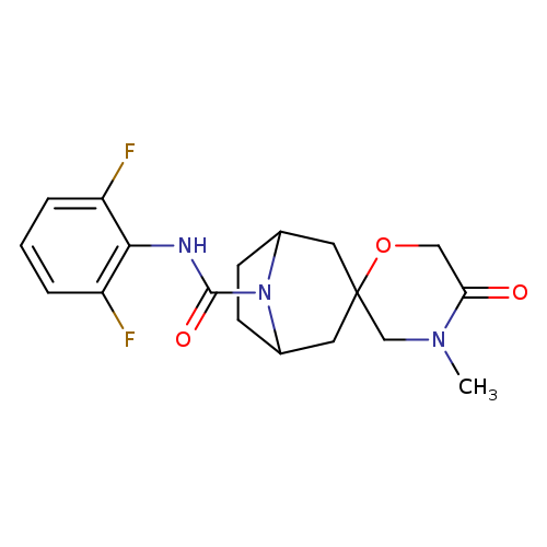 N-(2,6-difluorophenyl)-4'-methyl-5'-oxo-8-azaspiro[bicyclo[3.2.1]octane-3,2'-morpholine]-8-carboxamide