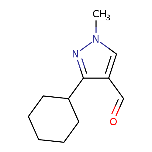 3-cyclohexyl-1-methyl-1H-pyrazole-4-carbaldehyde