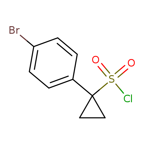 1-(4-bromophenyl)cyclopropanesulfonyl chloride