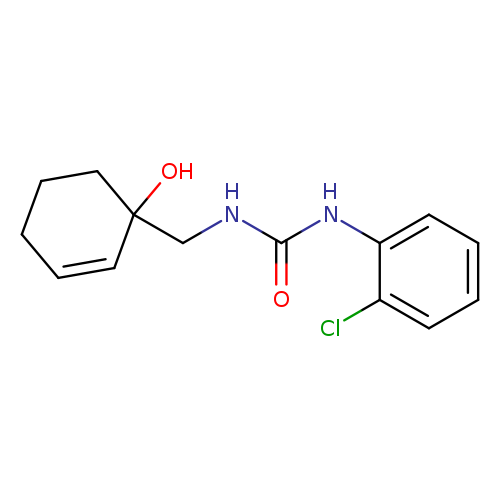 3-(2-chlorophenyl)-1-[(1-hydroxycyclohex-2-en-1-yl)methyl]urea