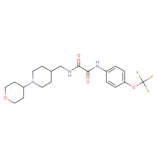 N-{[1-(oxan-4-yl)piperidin-4-yl]methyl}-N'-[4-(trifluoromethoxy)phenyl]ethanediamide
