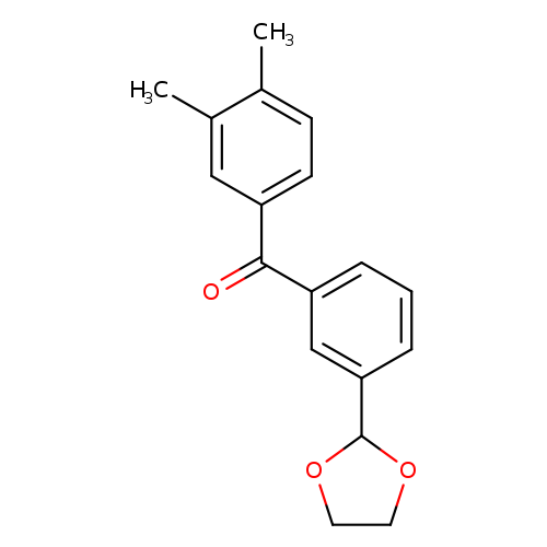 3,4-Dimethyl-3'-(1,3-dioxolan-2-yl)benzophenone