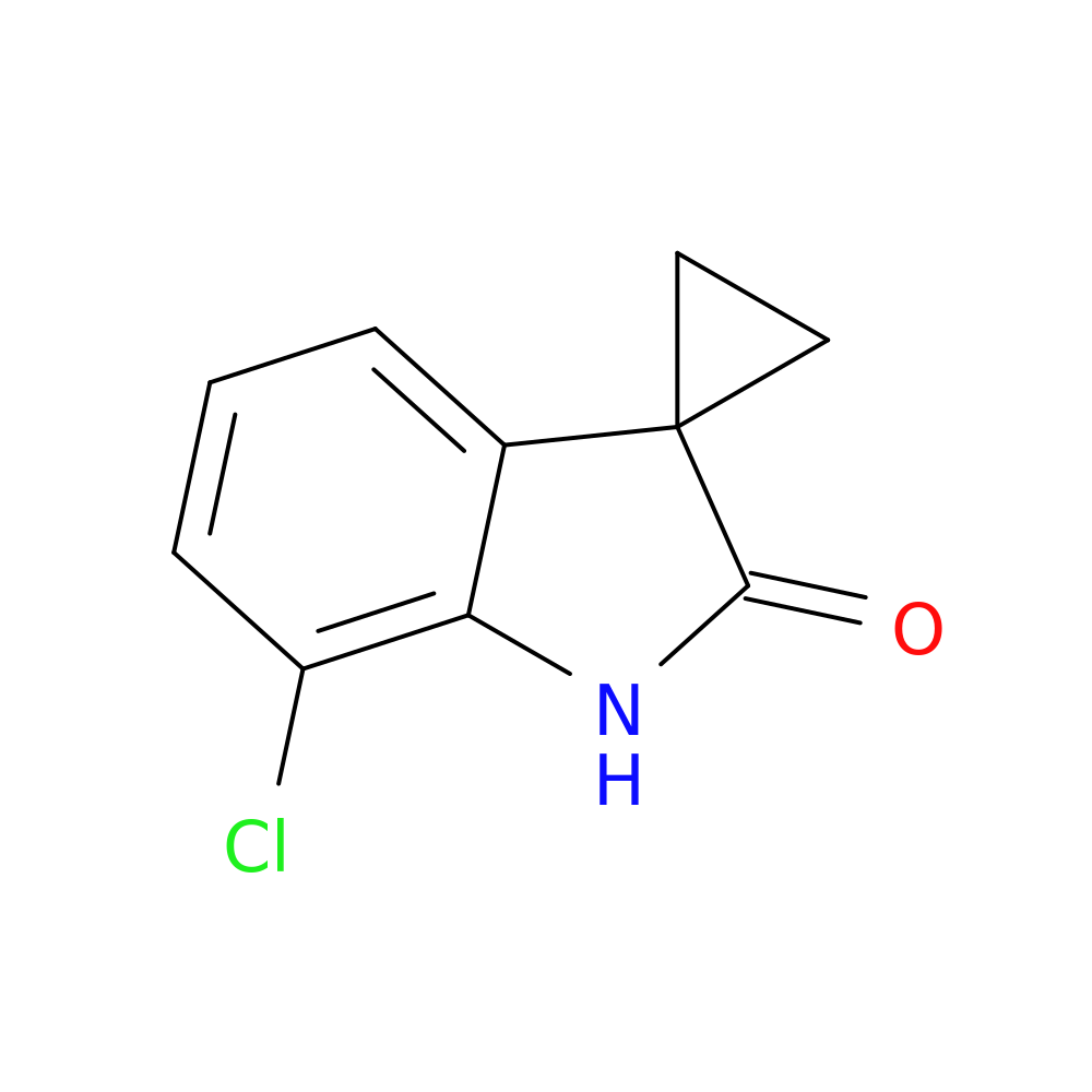 7'-CHLOROSPIRO[CYCLOPROPANE-1,3'-INDOLIN]-2'-ONE