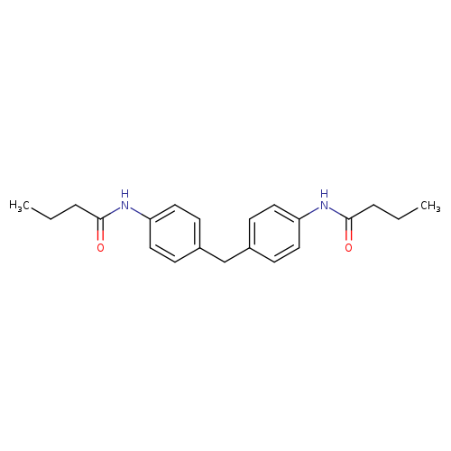 N-{4-[(4-butanamidophenyl)methyl]phenyl}butanamide