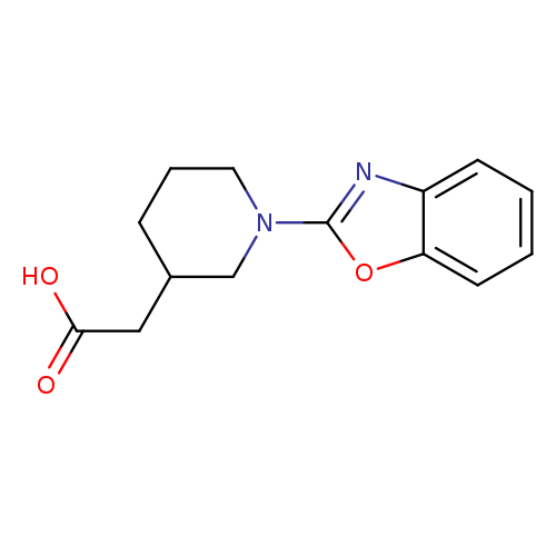 [1-(1,3-Benzoxazol-2-yl)piperidin-3-yl]acetic acid