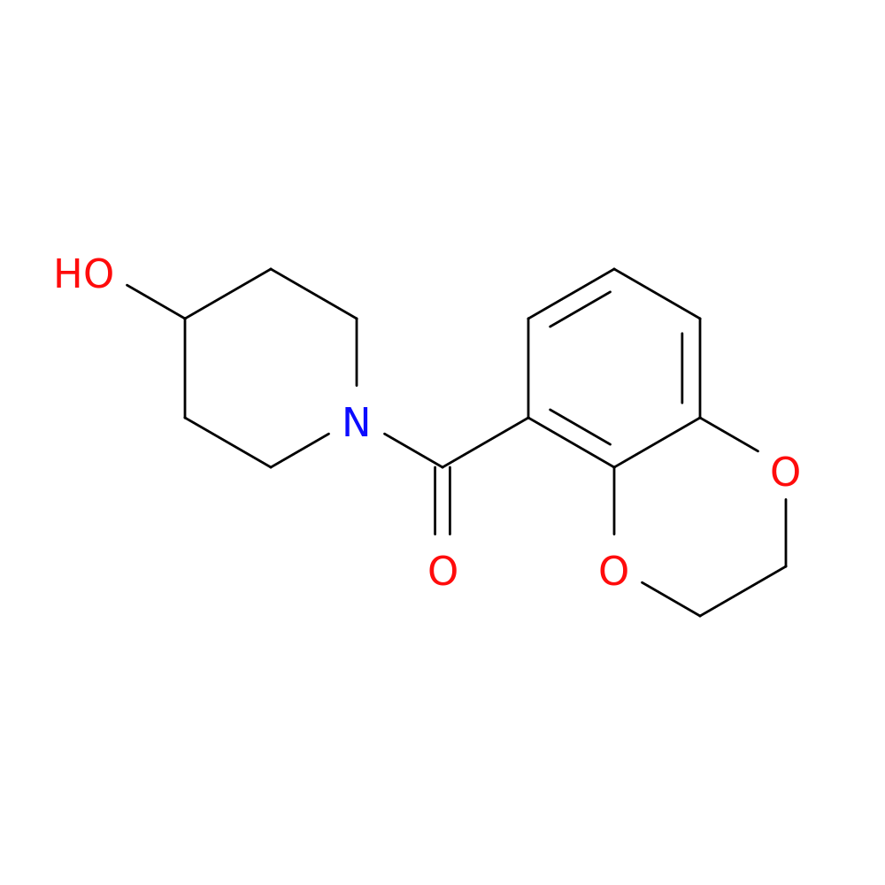 (2,3-Dihydrobenzo[b][1,4]dioxin-5-yl)(4-hydroxypiperidin-1-yl)methanone