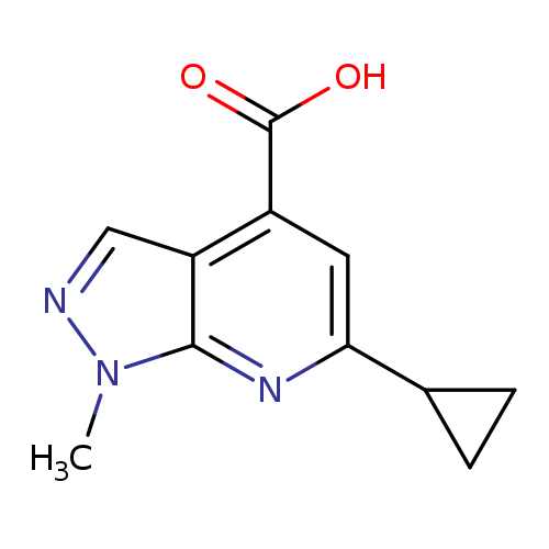 6-Cyclopropyl-1-methyl-1H-pyrazolo[3,4-b]pyridine-4-carboxylic acid