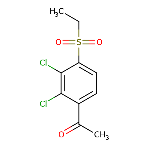 1-[2,3-Dichloro-4-(ethylsulfonyl)phenyl]-1-ethanone