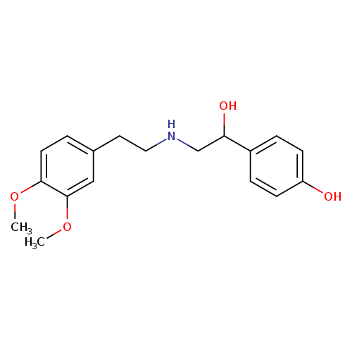 4-(2-{[2-(3,4-dimethoxyphenyl)ethyl]amino}-1-hydroxyethyl)phenol