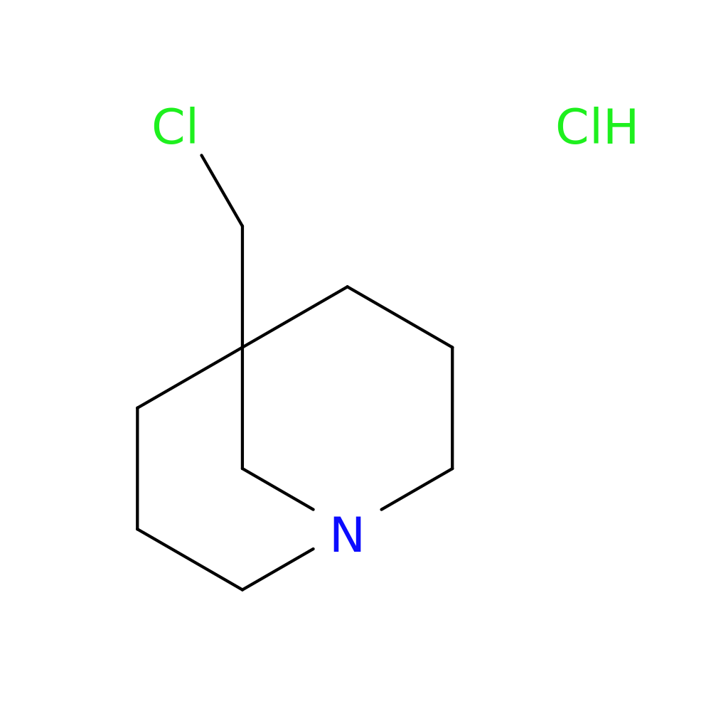 5-(chloromethyl)-1-azabicyclo[3.3.1]nonane hydrochloride