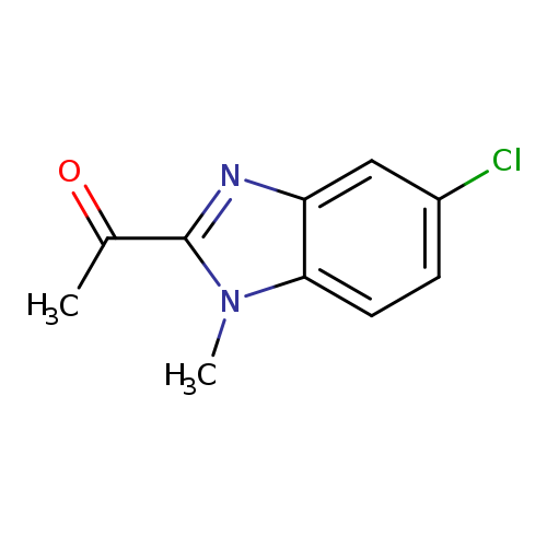 1-(5-chloro-1-methyl-1H-1,3-benzodiazol-2-yl)ethan-1-one