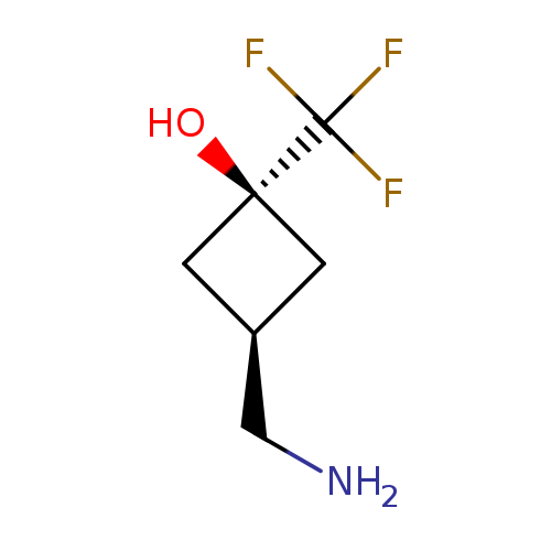 (1s,3s)-3-(aminomethyl)-1-(trifluoromethyl)cyclobutan-1-ol