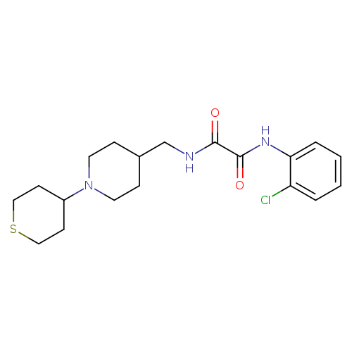 N'-(2-chlorophenyl)-N-{[1-(thian-4-yl)piperidin-4-yl]methyl}ethanediamide