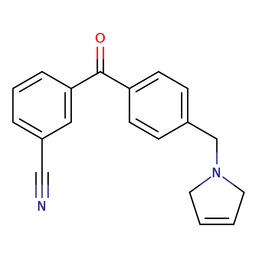 3-(4-((2,5-Dihydro-1H-pyrrol-1-yl)methyl)benzoyl)benzonitrile