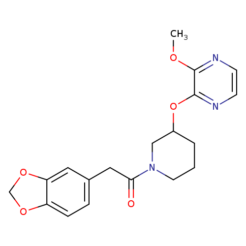 2-(2H-1,3-benzodioxol-5-yl)-1-{3-[(3-methoxypyrazin-2-yl)oxy]piperidin-1-yl}ethan-1-one