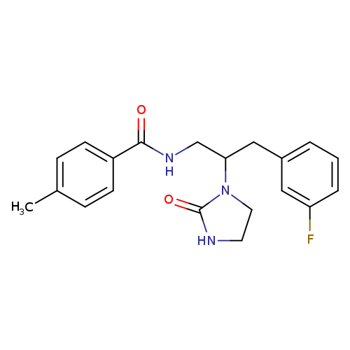 N-[3-(3-fluorophenyl)-2-(2-oxoimidazolidin-1-yl)propyl]-4-methylbenzamide